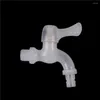 Waschbecken Wasserhähne 1PCS Kunststoff Wasserhahn Tap Gewinde weiß kleiner Bibcock einfach Installieren Sie Waschmaschine Großhandel Wasser