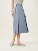 Signe fsle Creative Ticker A-Line Skirt for Women 2024 Summer Design High Welming SLING VERSATILE 24FS12191