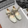 Повседневная обувь Bowknot Fashion Sandals 35-44 Большой размер корейский стиль толстый шнурок с турниной для одиночной женщины вулканизируйте низкие летние черные