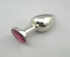 S storlek juvel accent metall anal plug metall silver färg dildo sex leksak vuxen produkt3808880