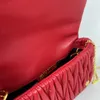 Mumu Hobo Sac à chaîne plissée Sac à épaule Sac de sac pour femmes sacs de sacs de sac à main