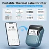 NIIMBOT B1 Label Maker Portable Handheld Thermal Printer Mini Barcode QR Code Sticker 20-50mm Paper Rolls Maker Cable Tag 240417