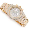Designer Watch Premium Iced Out Moissanite Watch Colorless Diamond Watch voor mannen Best Kwaliteit Groothandelsprijs
