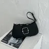 Evening Bags Jin Mantang PU Leather Women Underarm Shoulder Side Bag Small Handbags 2024 Y2k Fashion Vintage Luxury Lady Crossbody