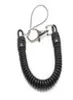 Plastic Black Retractable Key Ring Spring Coil Spiral Stretch Chain Keychain for Men Women Clear Key Holder Phone Anti Lost Keyrin6462783