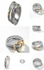 Rings ED Women Braided Designer Men Fashion Jewelry for Cross Classic Copper Ring Wire Vintage X Engagement Anniversary Gift1519284