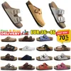 2024 nuevas zapatillas para hombres Sandals Designer Sandals Sandals para hombres Sludes para hombres Blancos Blancos Rose de gamuza Correa de cuero Plataforma Falt Tobas de envío gratis 36-46