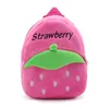 Sacs à dos en peluche mignonne la fraise en peluche sac à dos caricaturé animal mini sac à école sac de bonbons