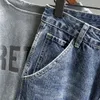 Hoogwaardige Spring Vintage Jeans Men Fashion Loose Tapered Drape Youth Denim Trousers Jeans Hip Hop Male Streetwear 240419