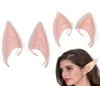 1Pair Mysterious Angel Elf Ears Fairy Cosplay Acessórios Halloween Festa de Natal Latex Dicas Soft pontiagudas falsas orelhas Adeços New4483393