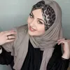 Etnische kleding moslim modale sjaal zijden abaya hijab islamitische jersey hijabs voor vrouw abayas jurk turbans crimmen tulband instant arabisch hoofd