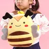 Plush Backpacks Cute cartoon plush backpack sewn plush zoo series backpack for childrens school bagL2405