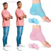 Vrouwensokken B36D Half Hoogte Verhoog Insoles Invisible Invisible Silicone Shoe Lift Heel Pads Adem voor en mannen