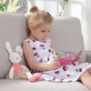 42cm Cute Rabbit Wear Cloth With Dress Plush Toy Stuffed Soft Animal Dolls Ballet Rabbit For Baby Kids Birthday Gift