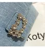 Luksusowy projektant denim torebka błyszcząca rhinestone Diamond Bukowca Square Torka obiadowa impreza Tourse torebka kobiet