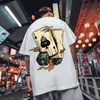 Herr t-shirts herrar retro rolig t-shirt kortärmad sommar plus size t-shirt shimoma casual topp y2k stil tryckt fashionabla expressionskläder2405