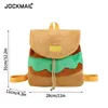 Mochilas de mochilas Big mochila Capacidade de luxuosa mochila fofa desenho animado Hamburger Backpack Backpack Backpack Backpackl2405