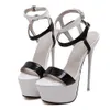 Sälj Sandles Heels Womens Sandals Style Stora Steel Pipe Dance Shoes Sexig vattentät plattform Tunn High Summer Sandal Women 240228