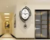 Meisd Dekoracyjne wahadło ścienne nowoczesne design dekoracja domowa kwarc Krewny salon Horloge 2203032424222