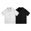 Summer T-shirt designerka drukowana kardigan jedwabny krótki rękaw Top wysokiej jakości modna męska koszula pływacka koszula plażowa europejska rozmiar M-3XL RE14