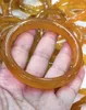 Bangle Large Natural Agate Baby Red Oranger Carnerial Gemstone Round Circle Children Jewelry 1pcs 54-68mm For Gift