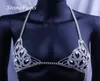 Stonefans Sexy Body Jewlery Bralete Top dla kobiet liść bikini kryształowe łańcuchy bielizny bielizny bielizny biżuterii t2005085891422