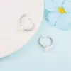 Boucles d'oreilles Hoop 2024 Authentiques 925 Sterling-Silver-Jewelry Original Treatt Water Cultured Pearl Pave for Women