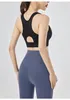 Bras Front Zipper Sports Underwear Women's High Strength Tocoproping Huddle Fitness Bra grande taille Gat MM Anti Saging Yoga Vest