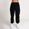 Pantalons de travail pour hommes de travail de sport Patchwork Casual Outdoor Running Basketball Training Gymnastics Bodybuilding