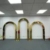 Party Decoration 3pcs Wedding Backdrop Stainless Steel Background Birthday Outdoor Arch Irregular Shape Stand