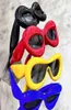 2023 Nieuwe CAT039S Eye Bubble Sunglasses Funny Show Street Po Net rode zonnebril1127578