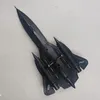 Die cast metal alloy jet toy 1 144 scale SR-71 SR71 Blackbird airplane model toy collection 240428