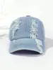 Ballkappen lodert Baseball Vintage gewaschene Distressed Cap Mode Sport Sport Denim Hats Plain Frauen Männer Vater