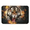 Carpets Animal Tiger Living Room Tapis Carpet Flanelle Slip Mat Decor Aesthetic Achain