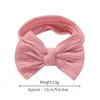 Haarzubehör 1PCS Neugeborenes Baby Stirnband für Mädchen elastischer Strick Kinder Turban Baby Bögen weiche Nylon Kinder Kopfbedeckung Haarzubehör Großhandel Großhandel