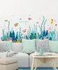 Shijuehezi Seaweed Wall Stickers diy Fish Water Plants Wall Decals for Kids room baby bedroom the rifllace decoration 2011303398060