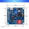 Module de lecture de son vocale Arduino Module MP3 Player UART UART I / S CLASSE DE TRIGGER D Carte d'amplificateur 5W 8m Storage Dy-Sv8f SD / TF