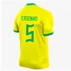 Brazils 2024 Copa America Cup Soccer Jerseys Camiseta de Futbol Paqueta Raphinha Football Shirt Maillot Marquinhos Vini Jr Brasil Richarlison Men Kids Woman Neymar