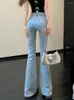 Женские джинсы Женщины с высокой талией вышивка Bowknot Summer Fashion Denim Strank