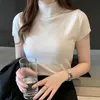 Chemises de chemisiers pour femmes Vêtements pour femmes décontractées coréen tricots top blusas mujer de moda printemps / été nouveau pur mince tortue chemise blusas 8622l2405