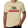 Męskie koszulki Summer Top Containted T-Shirt Mens Plain T-shirt Nowa kalifornijska flaga Republic Flaga T-shirt Męskie odzież HARAJUKU Graphicl2405
