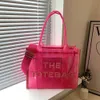 2024 Le sac pour femmes designer sac de luxe sacs de main transparents shopping rose transparent épaule messager plage de plage sac à main