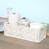 Macrame opslagmanden boho decor doos handgemaakt geweven decoratief aanrecht toilettank plank kast organisator voor slaapkamer 240415