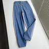 Damesjeans 2024 Autumn Women matching Color Denim Pants Casual Losse broek Sport Koreaans ontwerp Hoge kwaliteit