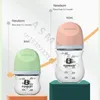 Antychoking/antykoliczne/urodzone szerokie szklane butelka/BPA/niemowlę 0-3 miesiące/pudełko prezentowe 80 ml160ml 240423