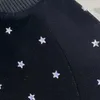 Vestes féminines décoration étoile de baseball noir uniforme veste femme simple couche rond manteau lâche 24 de haute qualité vêtements y2k