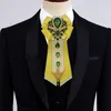 Bow Ties Men's Wedding Tie British Korean Suits Shirt Collar Flowers Original Design Handmade Jewelry Gifts Luxury Rhinestone Bowtie