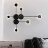 Wandlampen Vintage Industrial Lampe für Wohnzimmer Schlafzimmer El Art Decor Bettseite Gold Schwarz Licht geometrische Leuchten