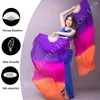 STAGE WARSE de haute qualité 1 paire Real Silk Belly Dance fan voiles chinois danse longs fans