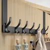 الخطافات فوق باب الملابس معطف القبعة شماعات Home Home Bathratizer Rack Rack Kitchen Accessories حامل 240428